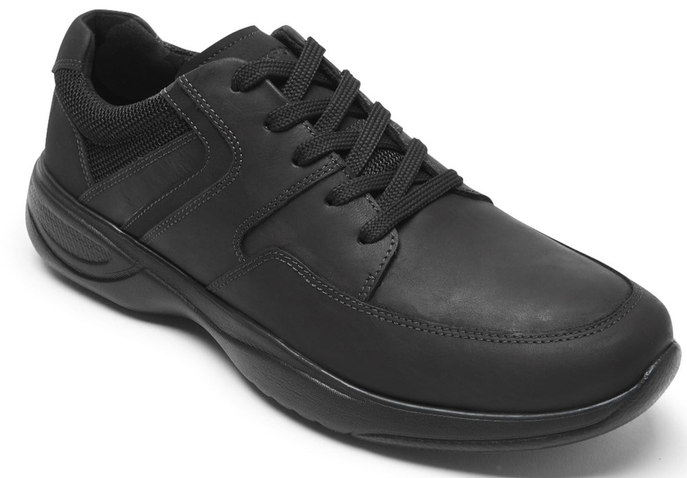 Rockport Mens Metro Path Blucher Shoes Black Leather Size 10 M